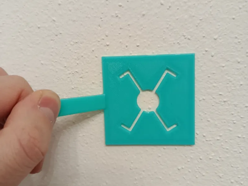 Markier Schablone Kreuzschalter