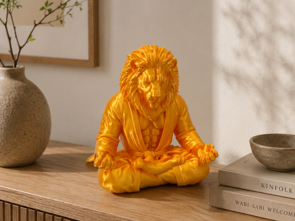 Figurine décorative Lion Zen