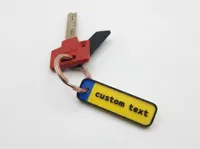 Custom Car Plate Keychain - Fully Editable(Rodic)