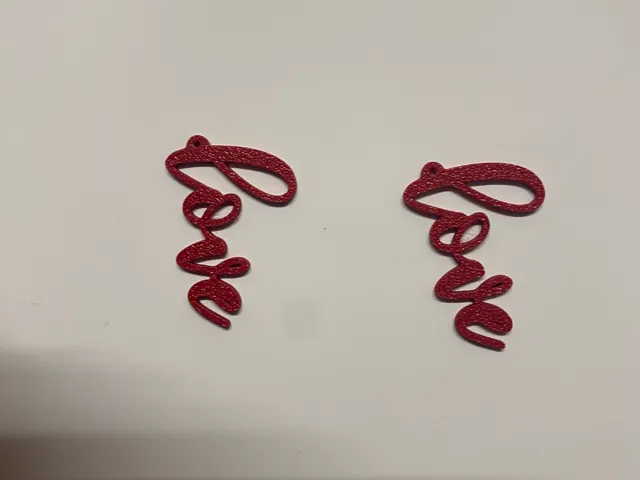 love earrings