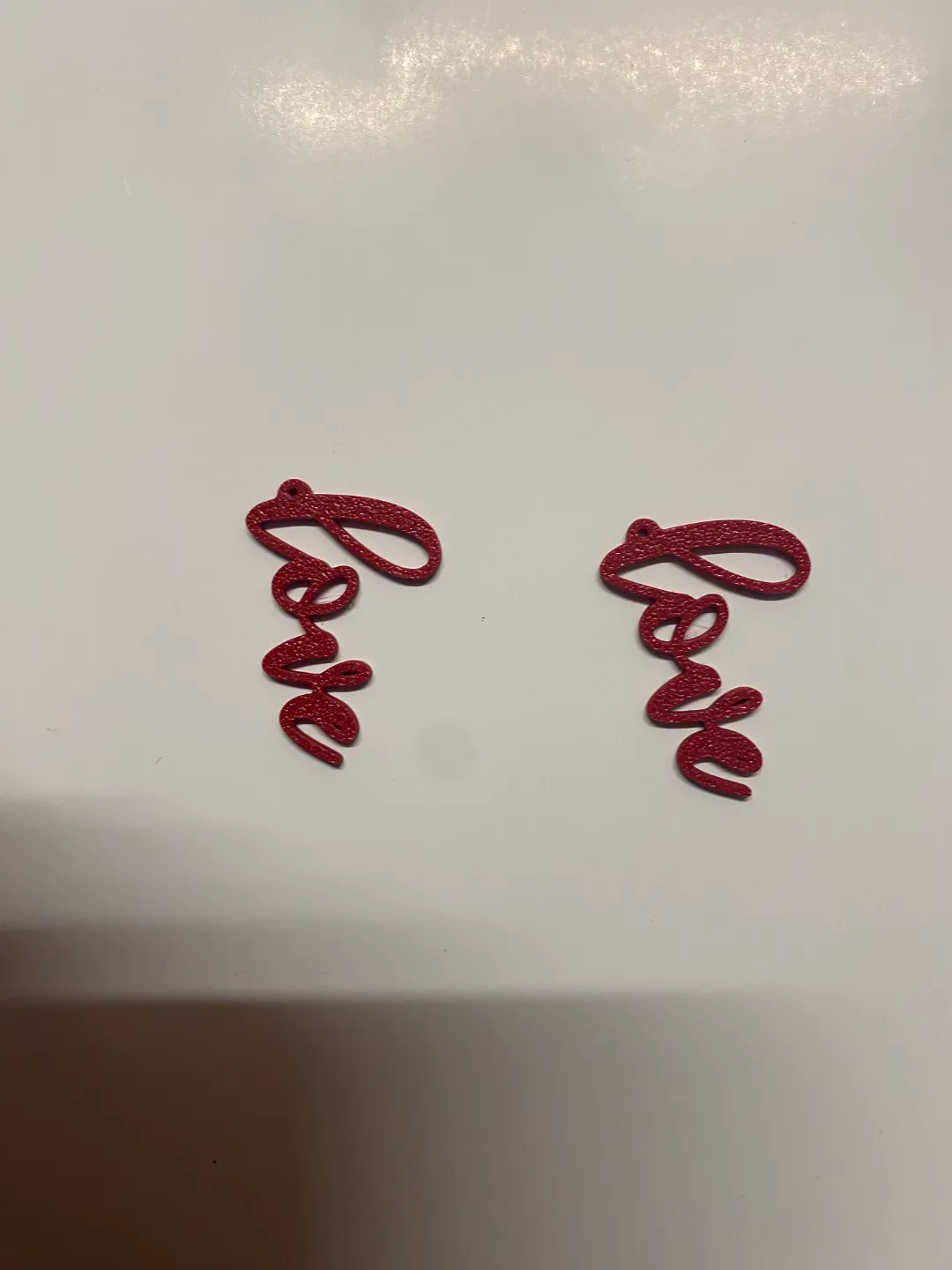 love earrings view 2