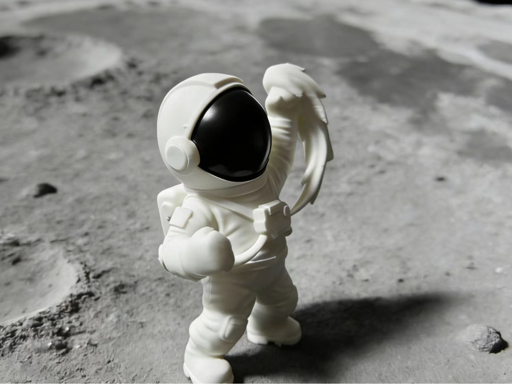 Chibi Astronaut in space-Shoryuken