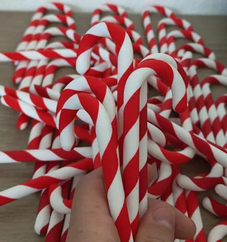 Christmas Candy Canes / Barley sugar