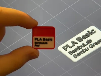 Filament Swatch Label