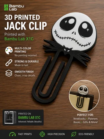 Clip o pieza de sujeción: NBC Jack Paperclip — vista de referencia 2