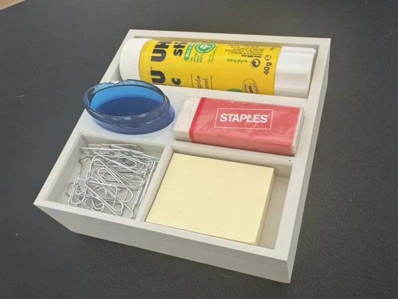 Gluestick - Sharpener - Paperclip - Gridfinity 3x3