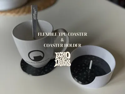 Flexible TPU Coaster & Coaster Holder