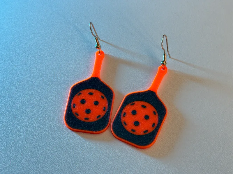 Pickleball earrings (paddle)