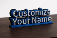 Two Layered Customizable Name