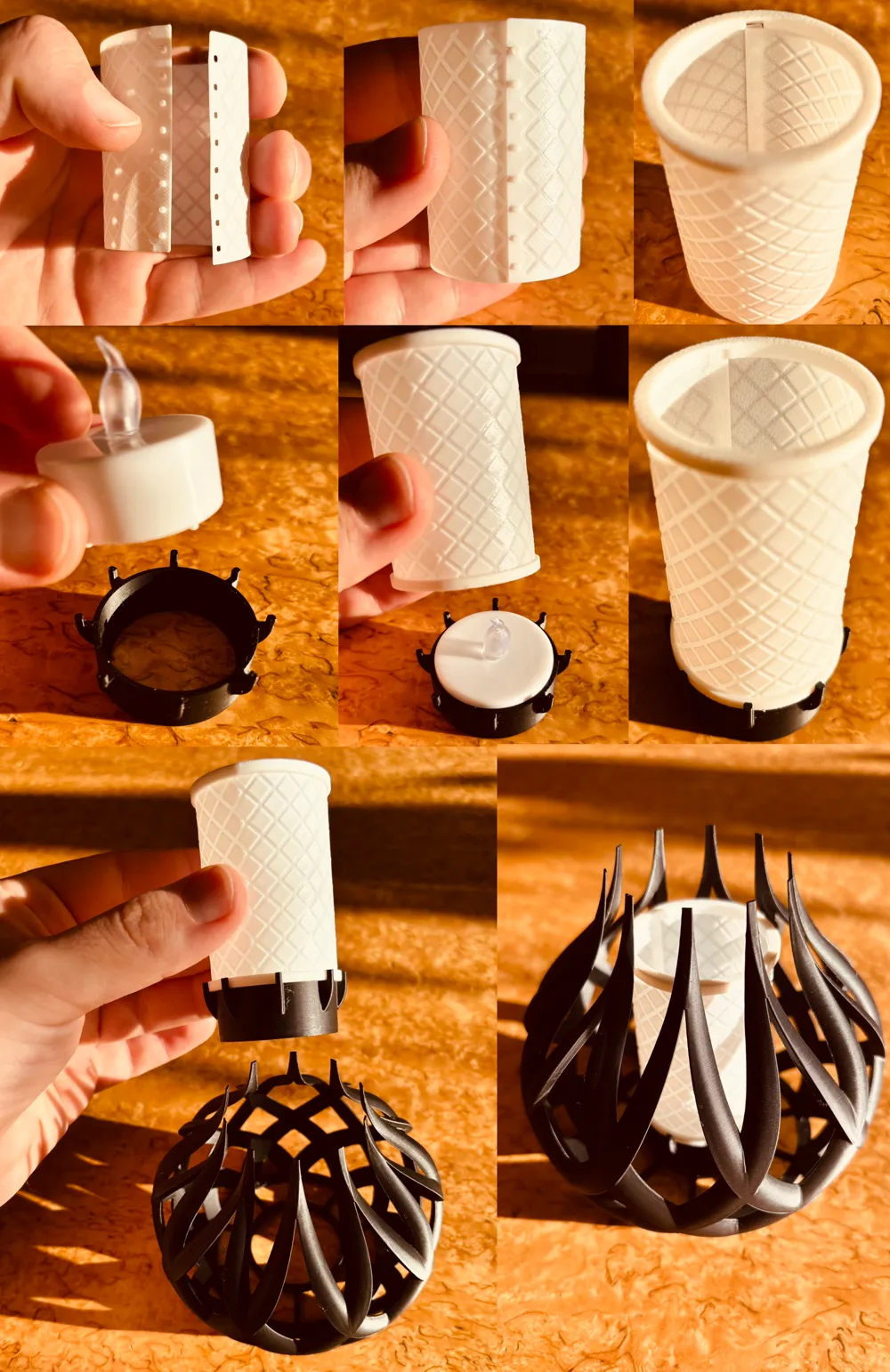 Tealight Candle Holder - Free 3D Print Model - MakerWorld