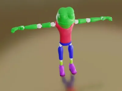 Pepe the Frog - Articulated