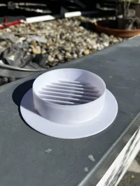 Lüftungsgitter Garage mit Durchmesser 100mm