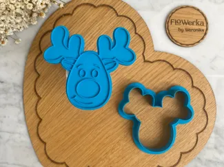 Reindeer Cookie Cutter and Stamp