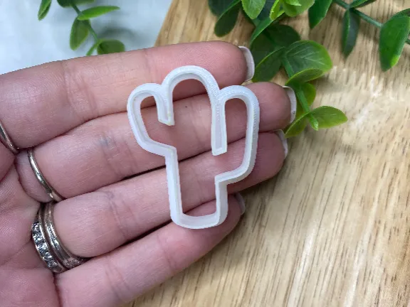 Cactus - Polymer Clay Cutter Mirrored Set