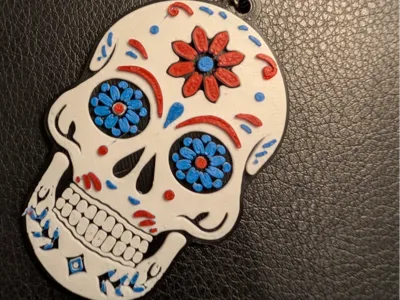 Calavera keychain/mexican sugar skull  - NO AMS 