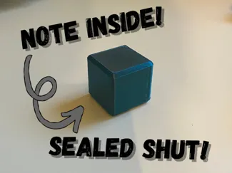 THE VAULT- Note storing box