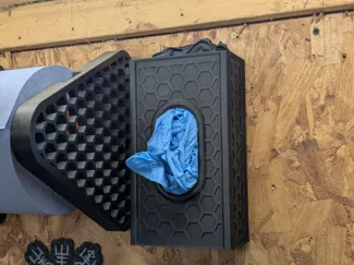 Nitrile Gloves dispenser. Wall mounted 