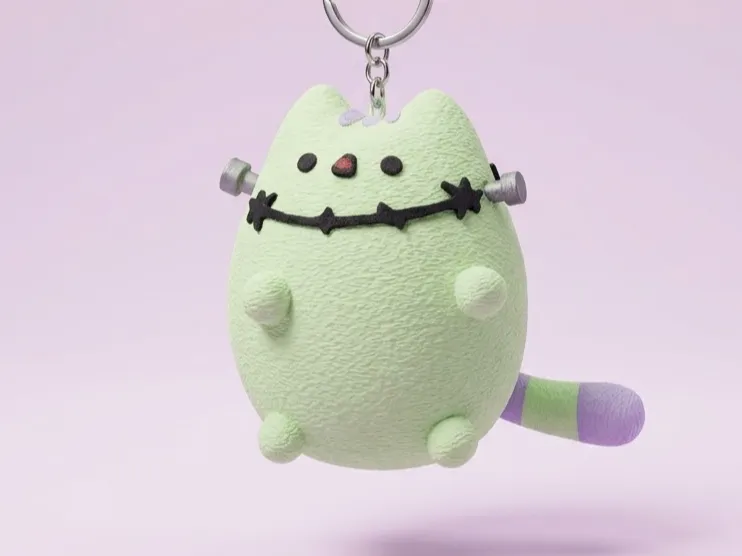 cute pusheen cat zombie figur - Free 3D Print Model - MakerWorld