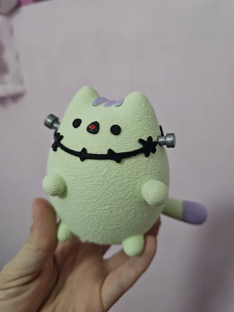 cute pusheen cat zombie figur - Free 3D Print Model - MakerWorld