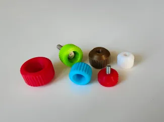 Manopola per viti esagonali M4, M5, M6, M8