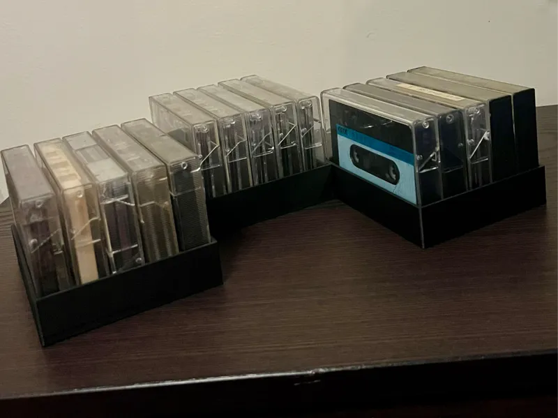 Cassette Tape Organizer Modular
