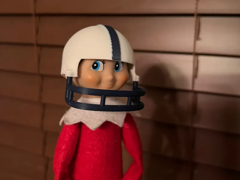 An Elf Sized Football Helmet