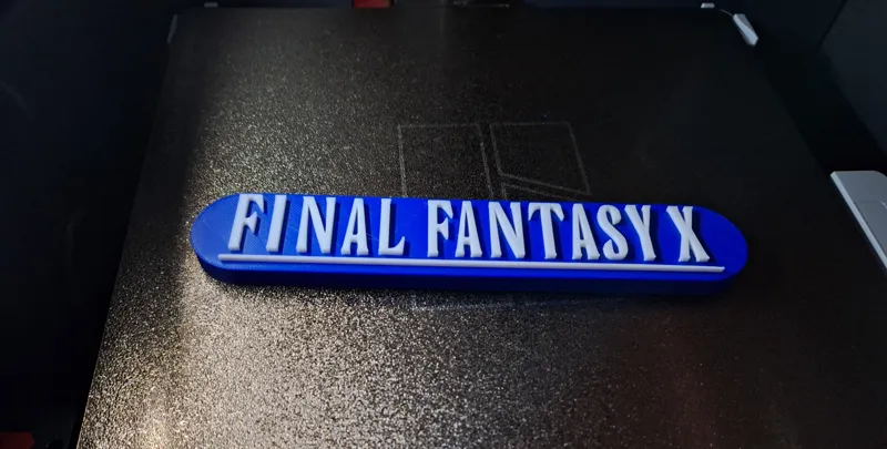 FFX Logo 2 filaments AMS <1h print