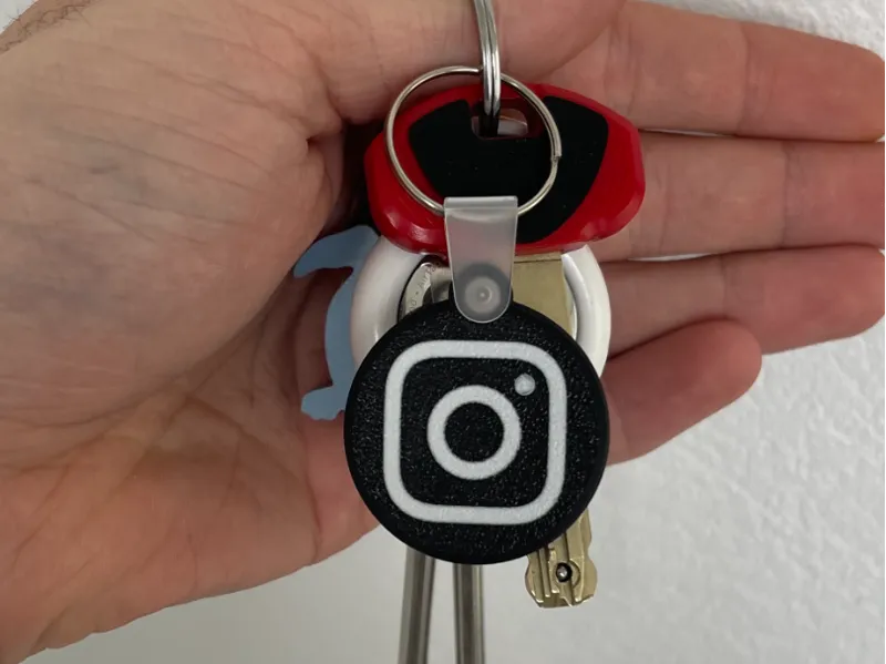 portachiavi logo instagram nfc