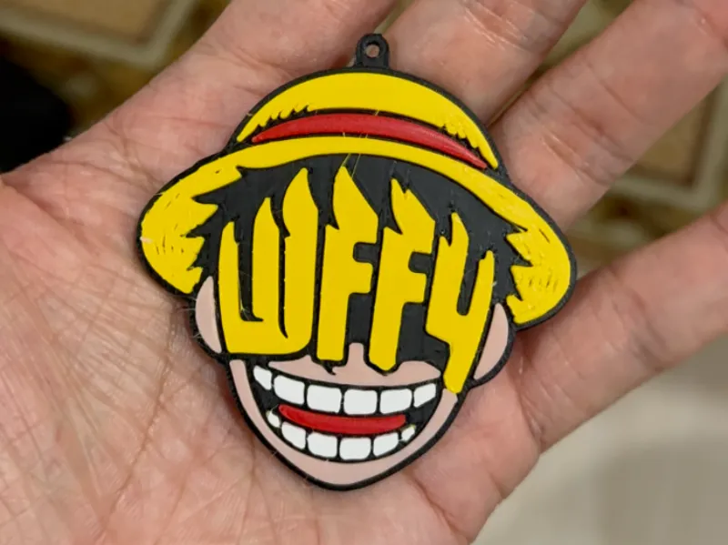 Luffy one piece keychain