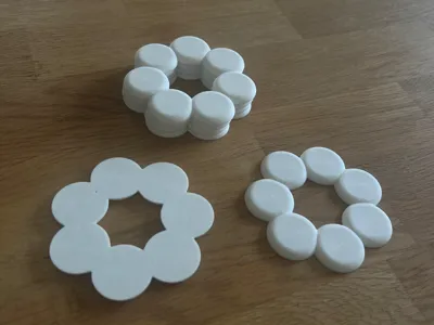 Drinks Coaster in Flower Shape