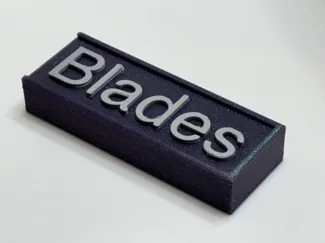 Utility Knife Blade Box with Sliding Lid V2