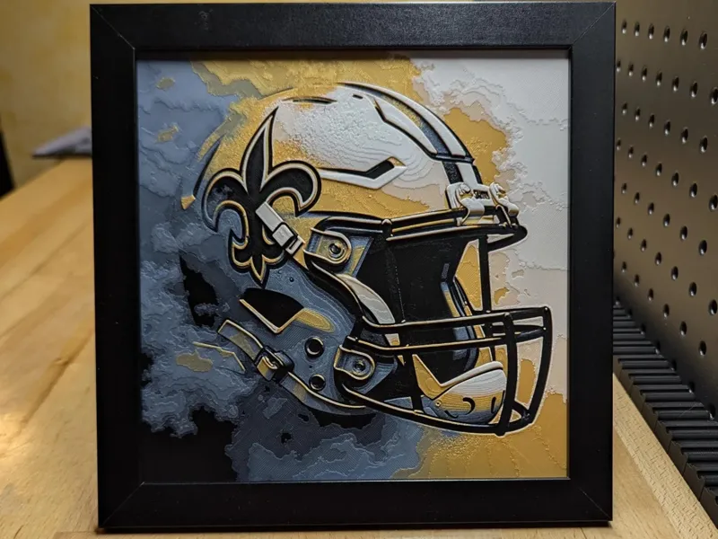 New Orleans Saints Helmet 1.0 Rev1.0