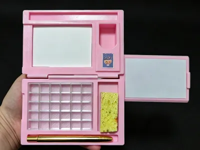 All-in-One Mini Portable Watercolor Box