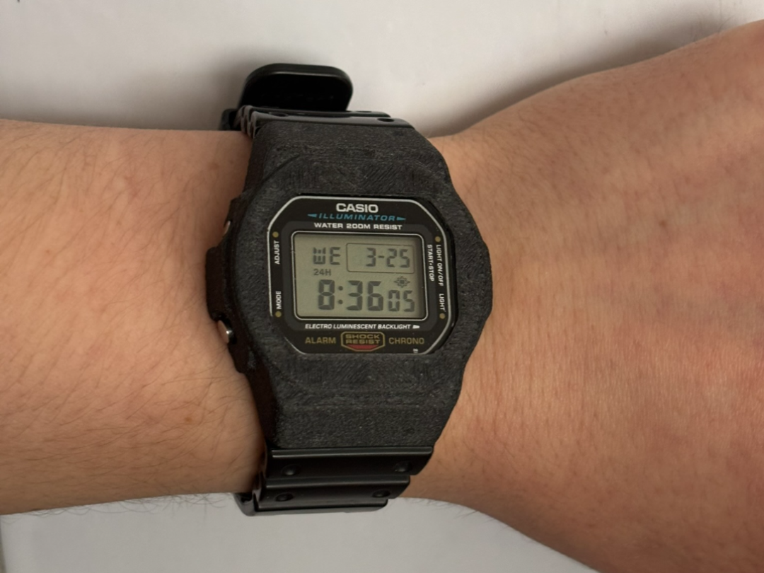 Casio DW5600E Bezel