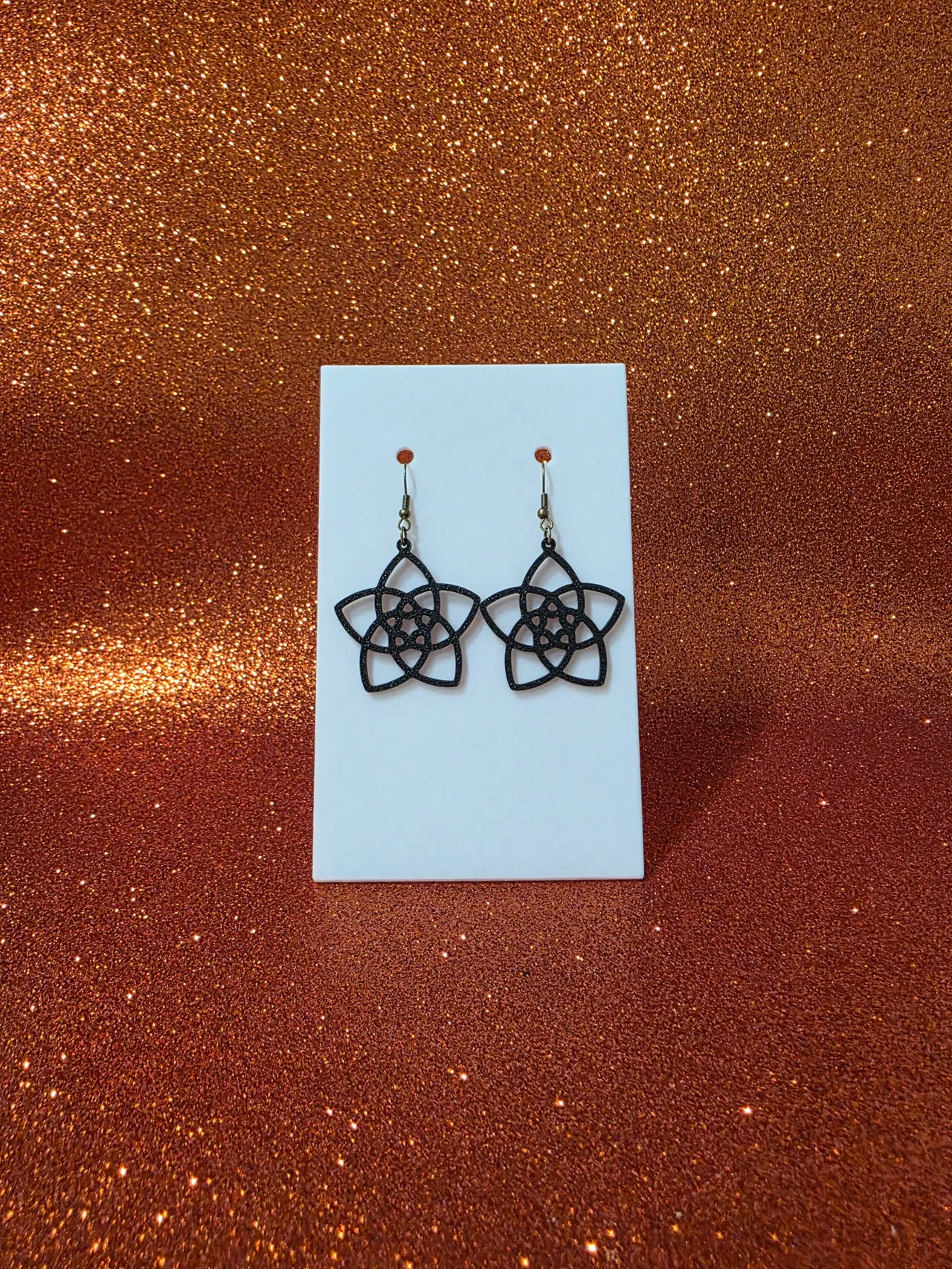 Starlet knot earrings view 2