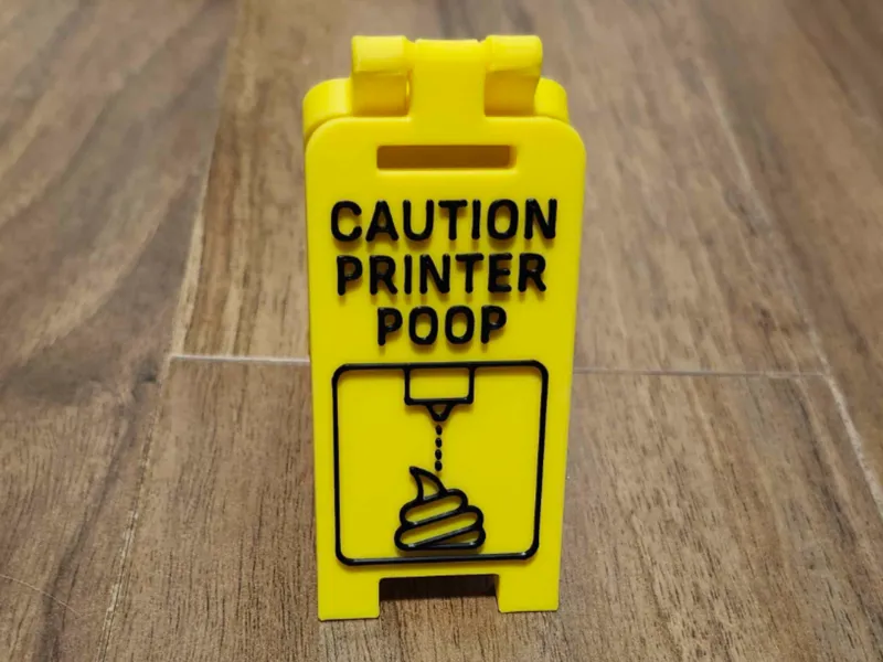 Printer Poop sign