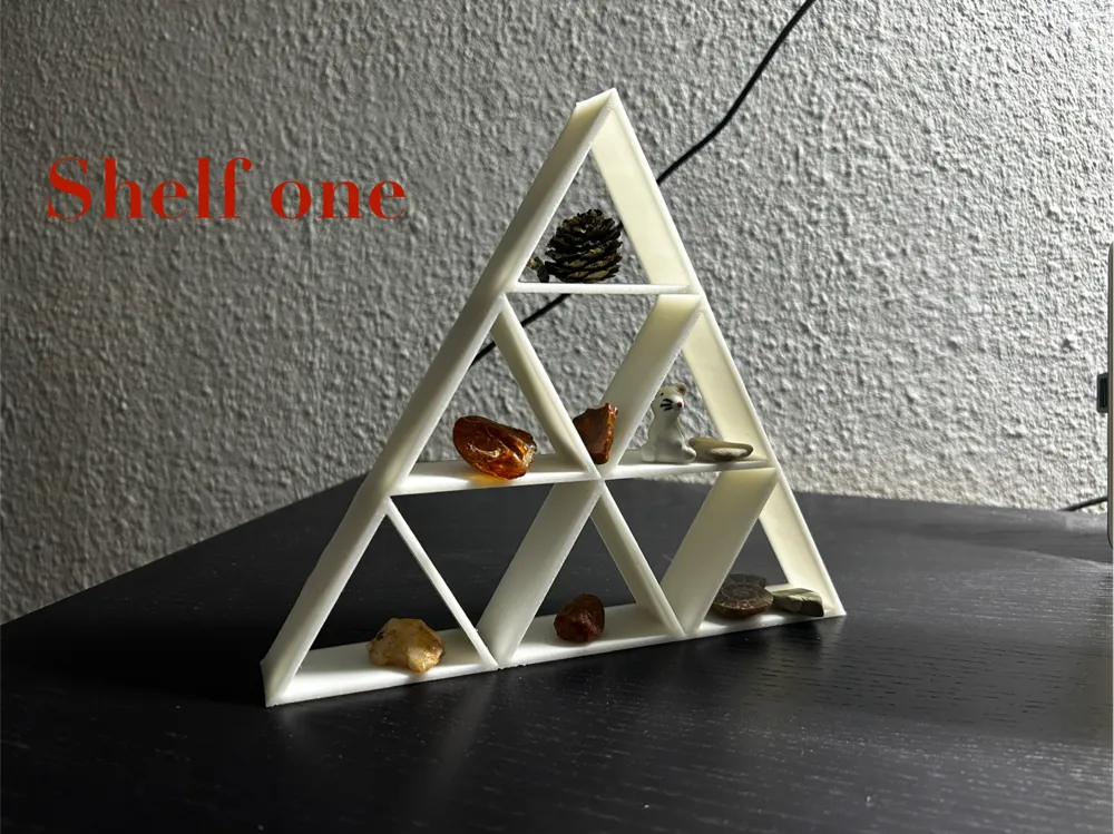 Pyramid Project Display displayshelf Pyramid modern by user_2793867027 - MakerWorld