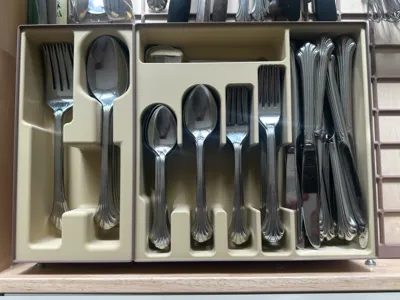 Gridfinity Serving Fork and Serving Spoon Holder
