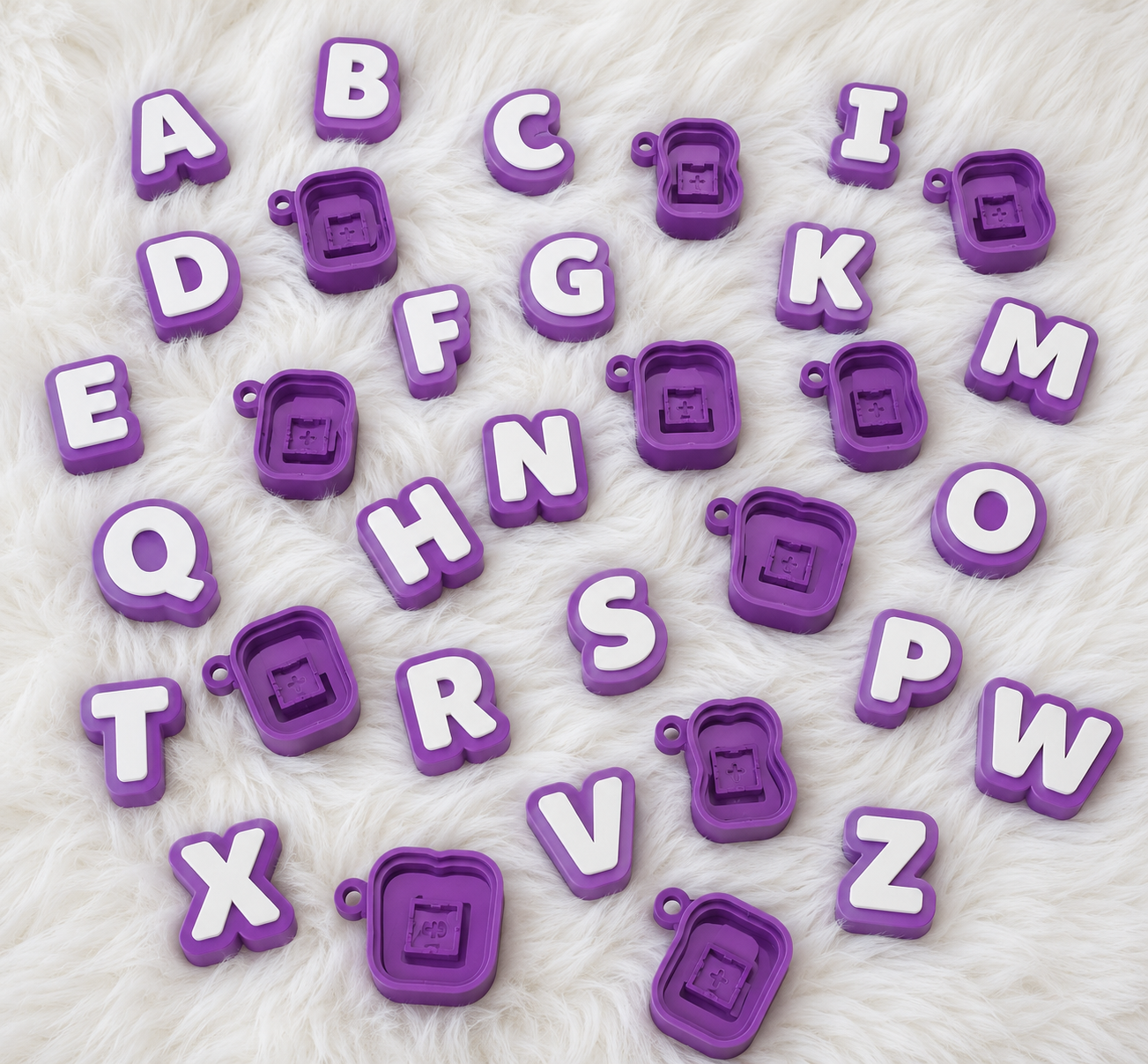 Customizable Clicky Keychain Nametag / World - 1