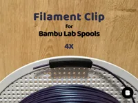 4x Filament Clip