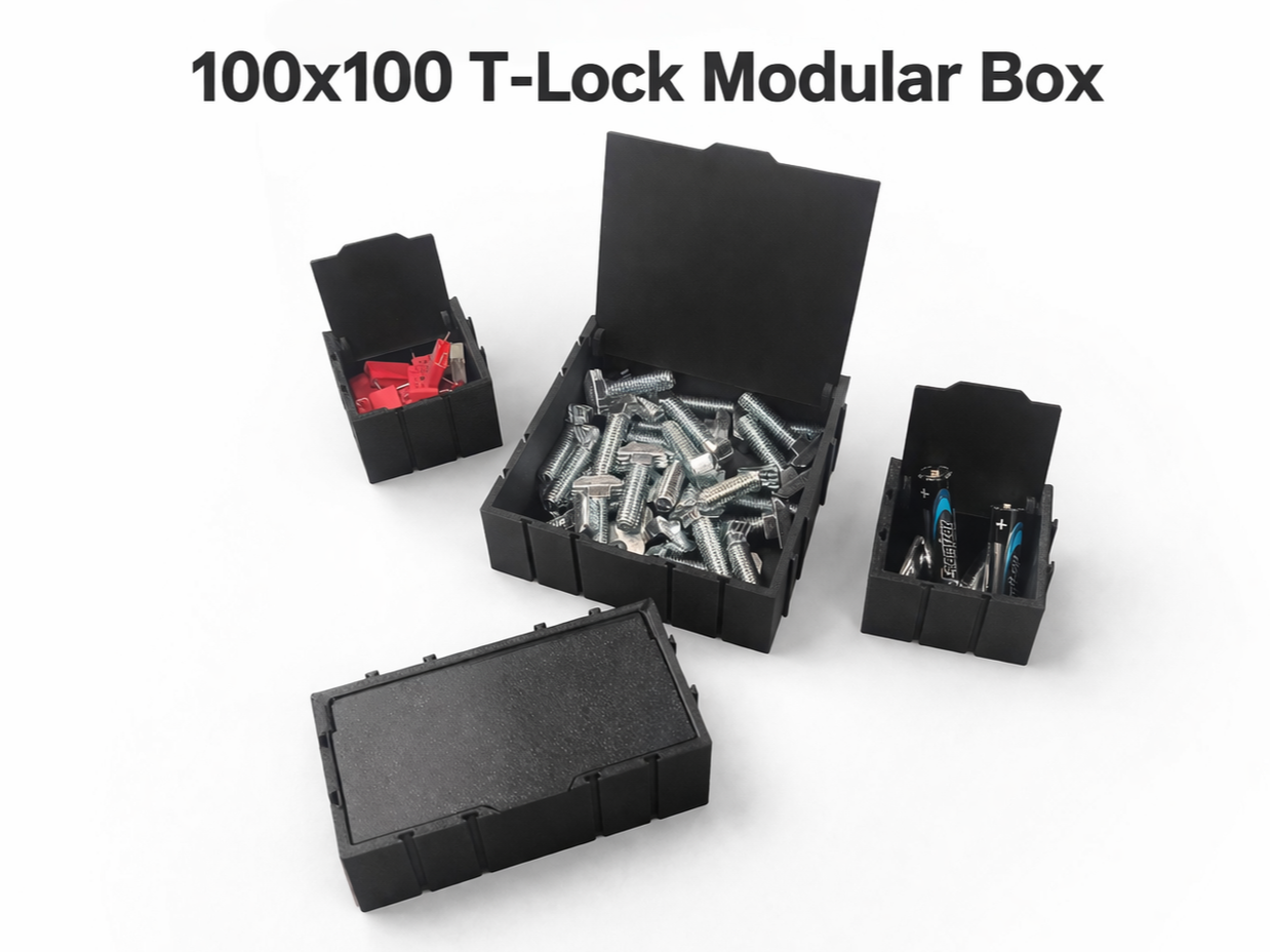 SnapStack T-Lock 100x100 Modular Storage box