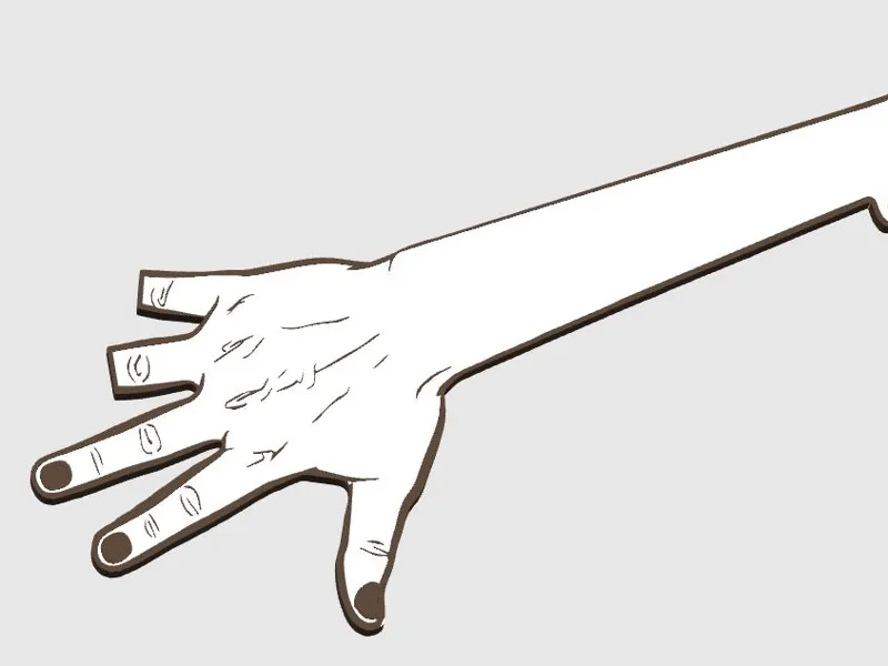 3 full fingers and 2 half fingers