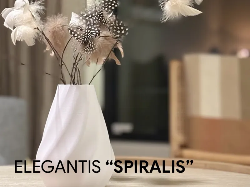 Elegantis "Spiralis" Vase