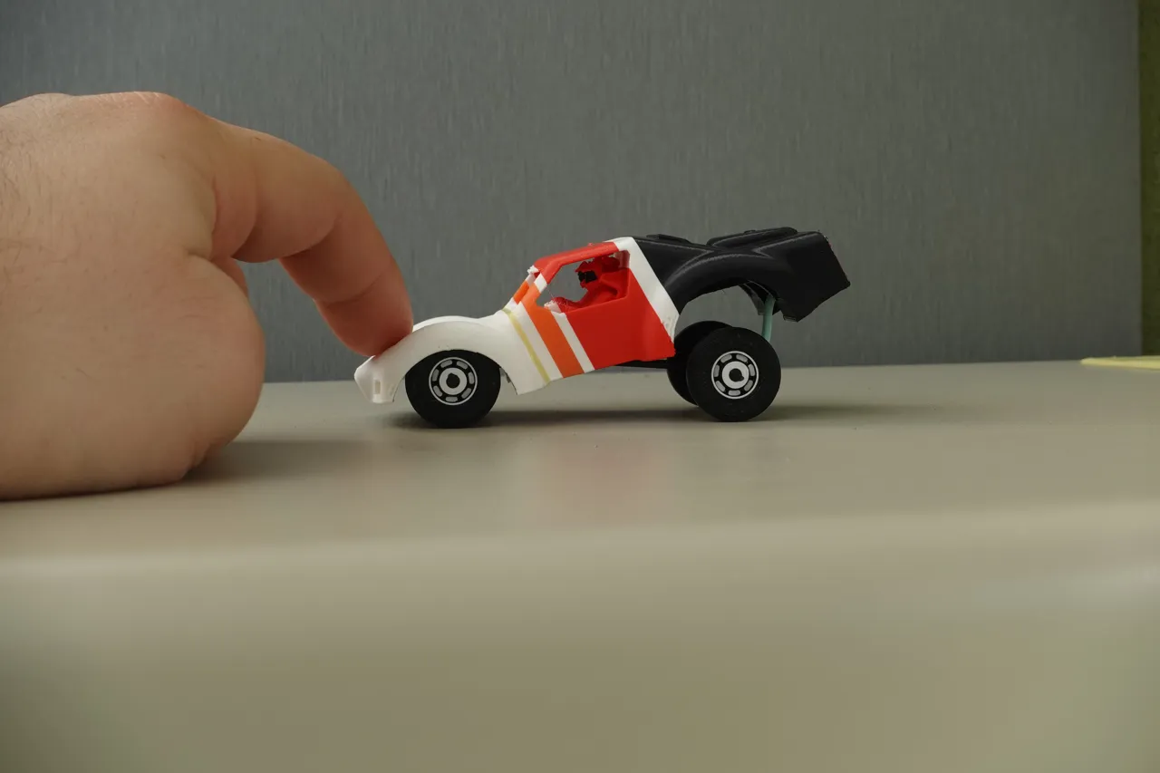 Mini SC Truck 100% 3D Printed + Working Suspension view 3