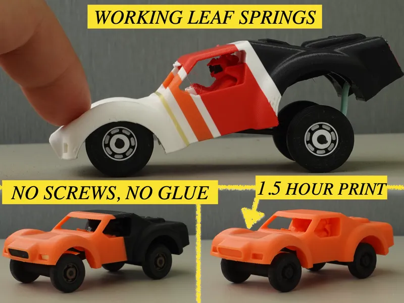 Mini SC Truck 100% 3D Printed + Working Suspension