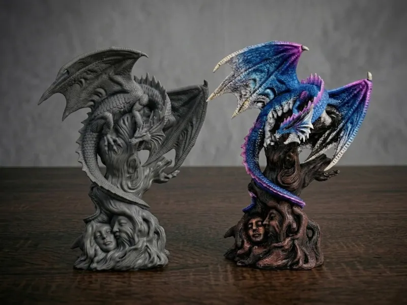 Guardian Dragon of the Woods - Display Piece