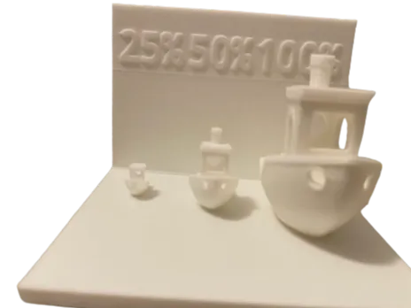 Different Sized Benchys With popped out text