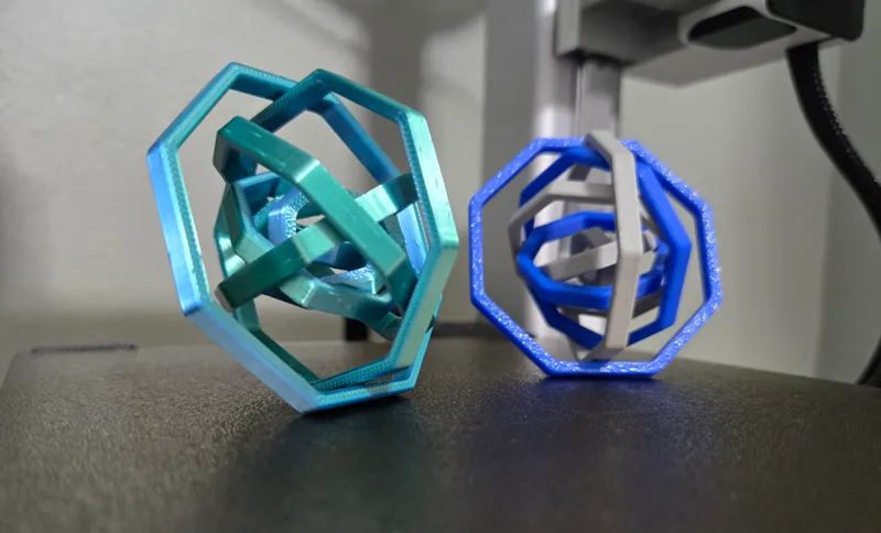Octagon Gyro - Fidget Spinner - Print In Place