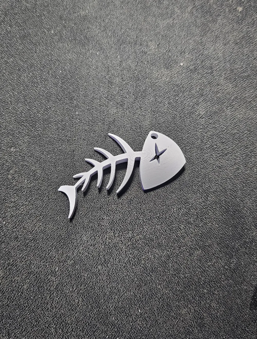 Fishbone Keychain from 