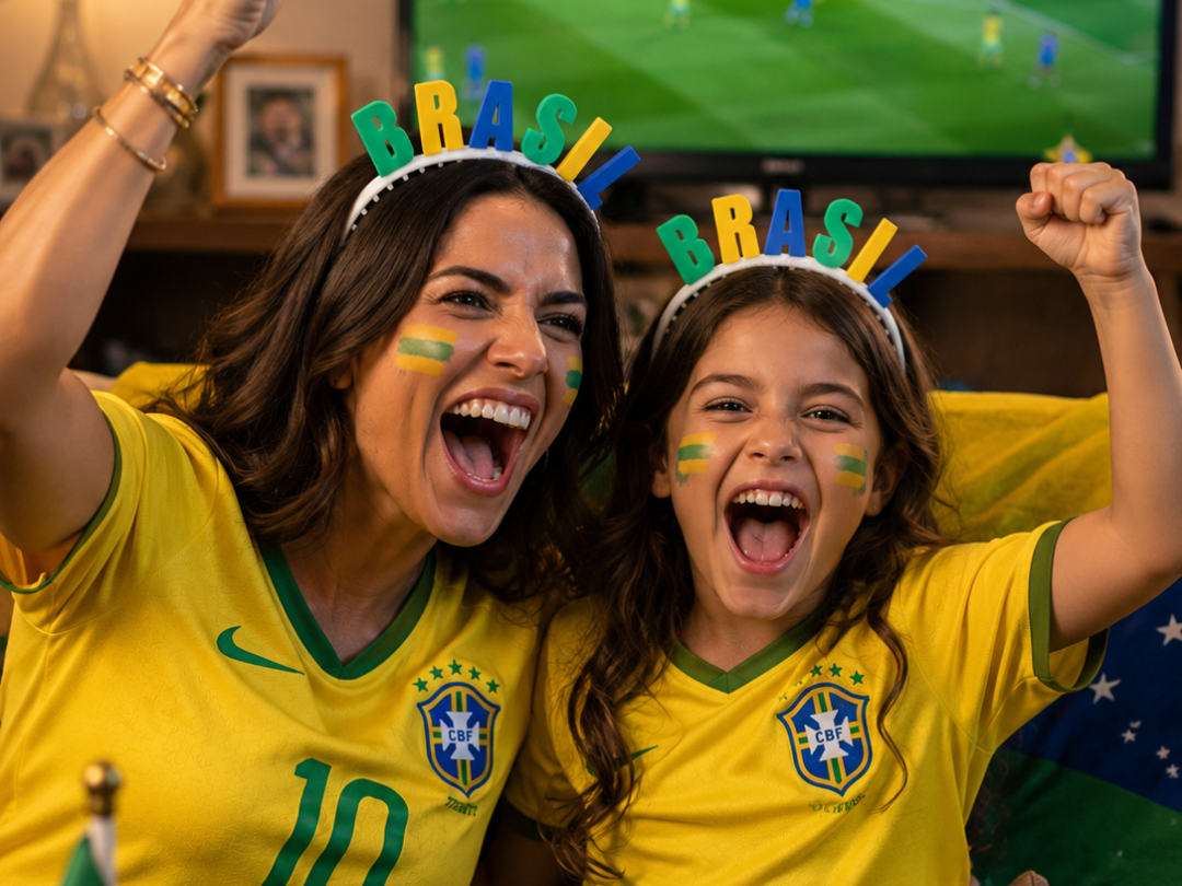 Tiara BRASIL – Copa do Mundo 2026| Torcida Premium